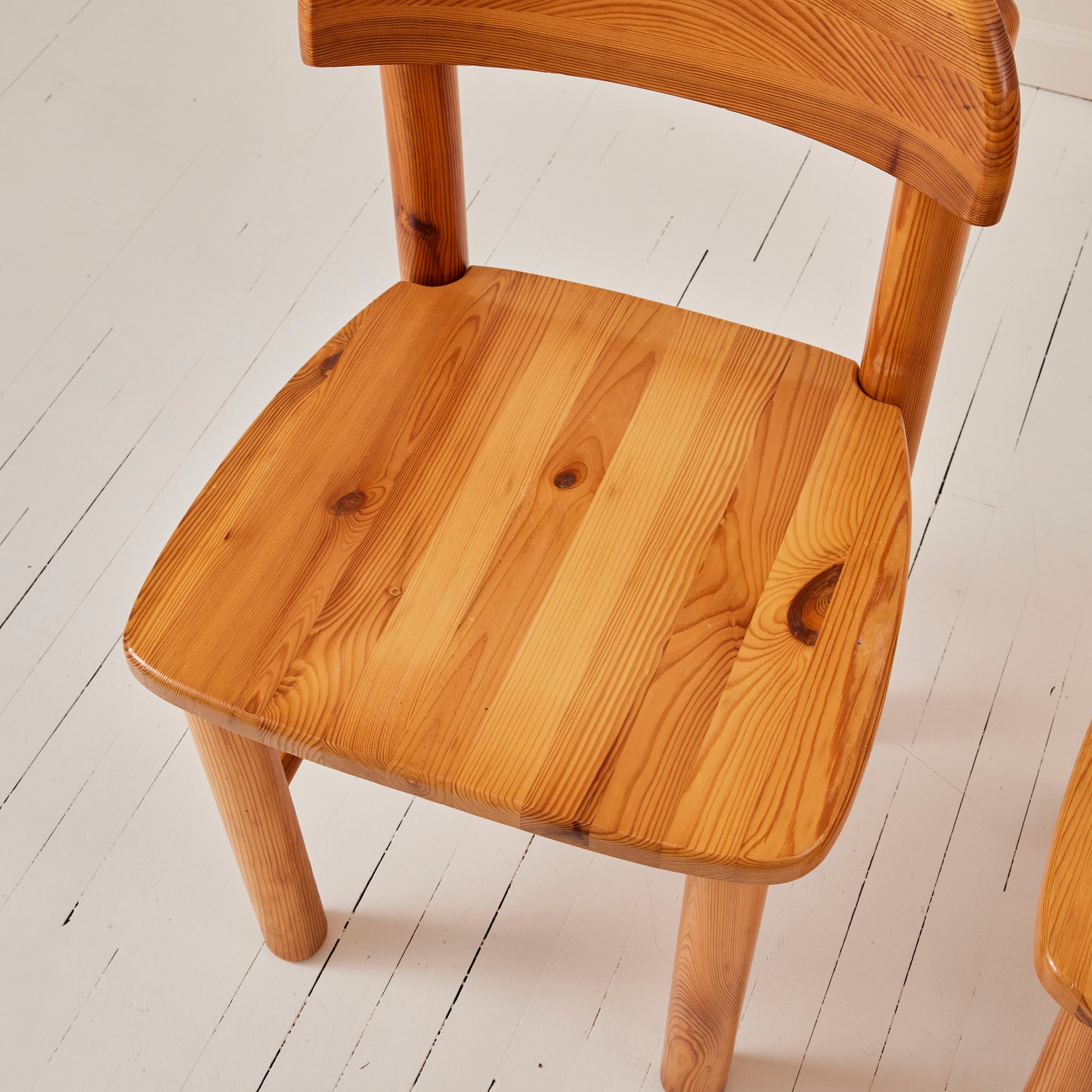 SOLD Rainer Daumiller Pine Dining Chairs, Mid Century Danish Design, 1970's, Set of 4