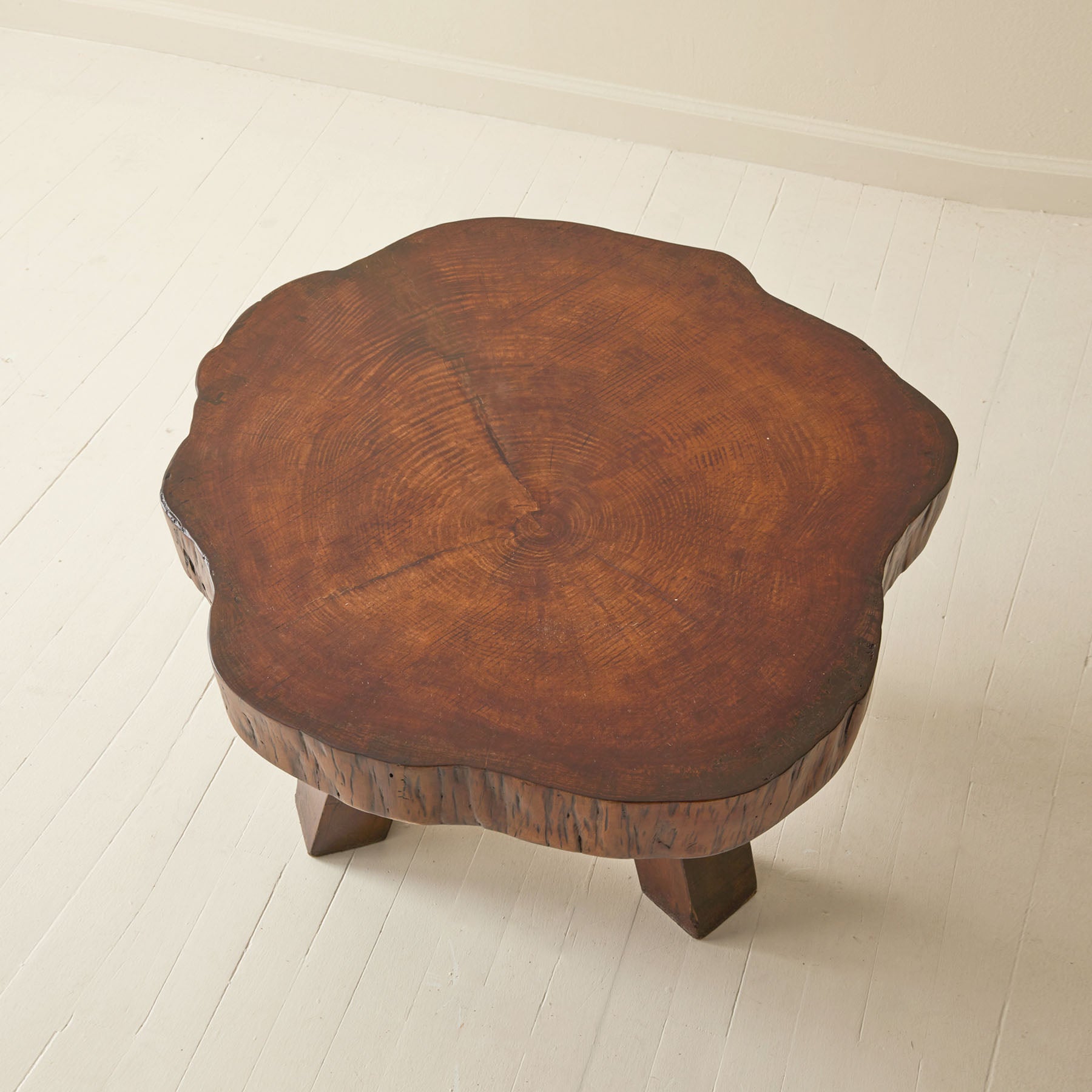 Brutalist Solid Side table, 1950's