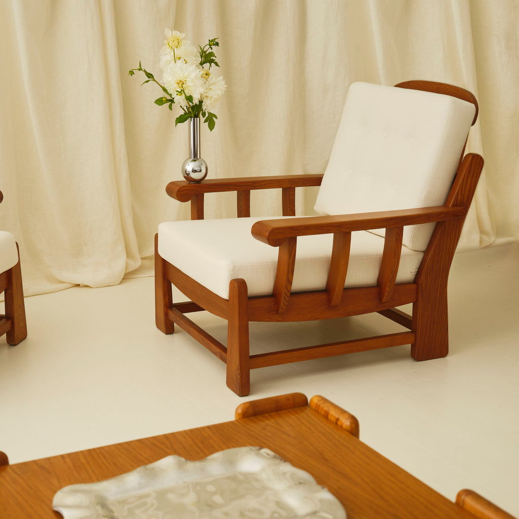 Maison Regain Chairs Chairs, a pair, 1960's