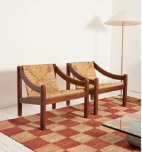 Load image into Gallery viewer, Vico Magistretti for Cassina &quot;Carimate&quot; Chair, lacquered beech and Rush, Italy 1963

