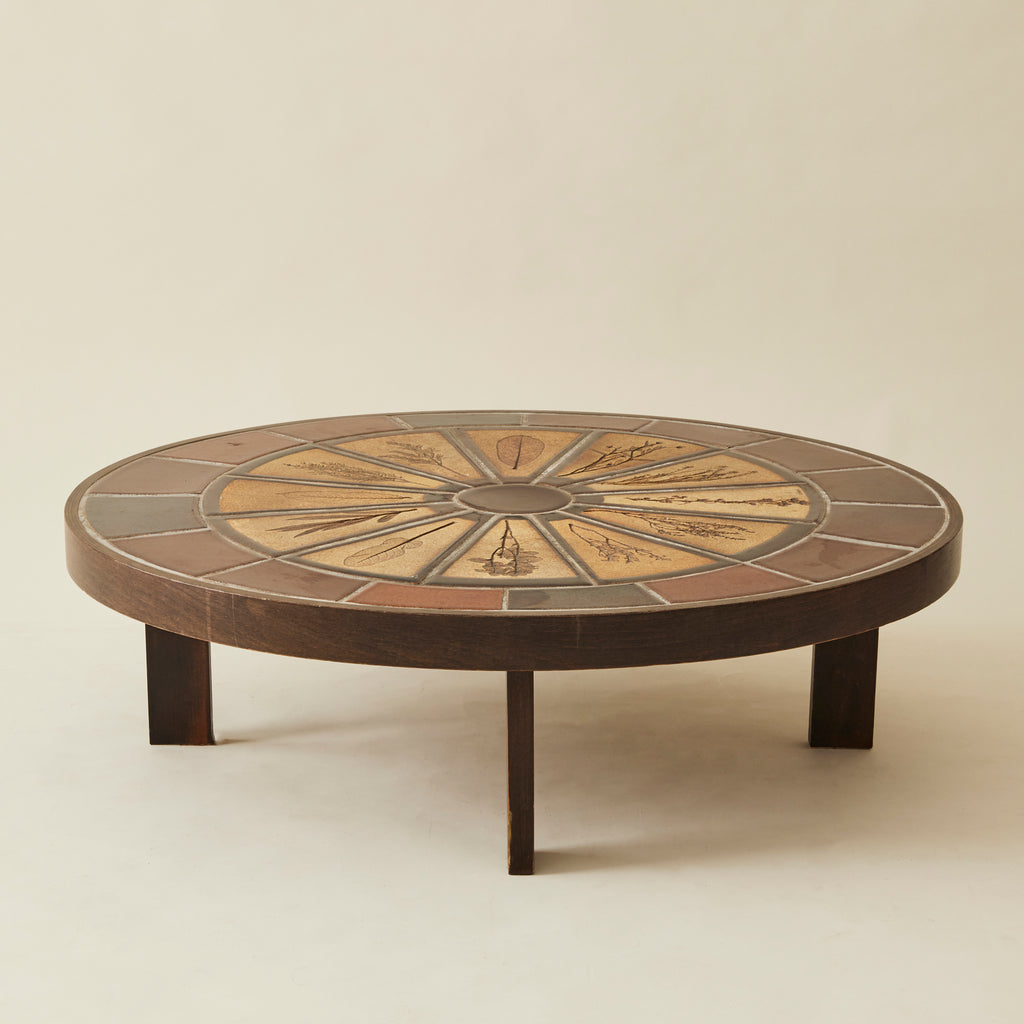 Roger Capron coffee table, ceramic, 1960's France