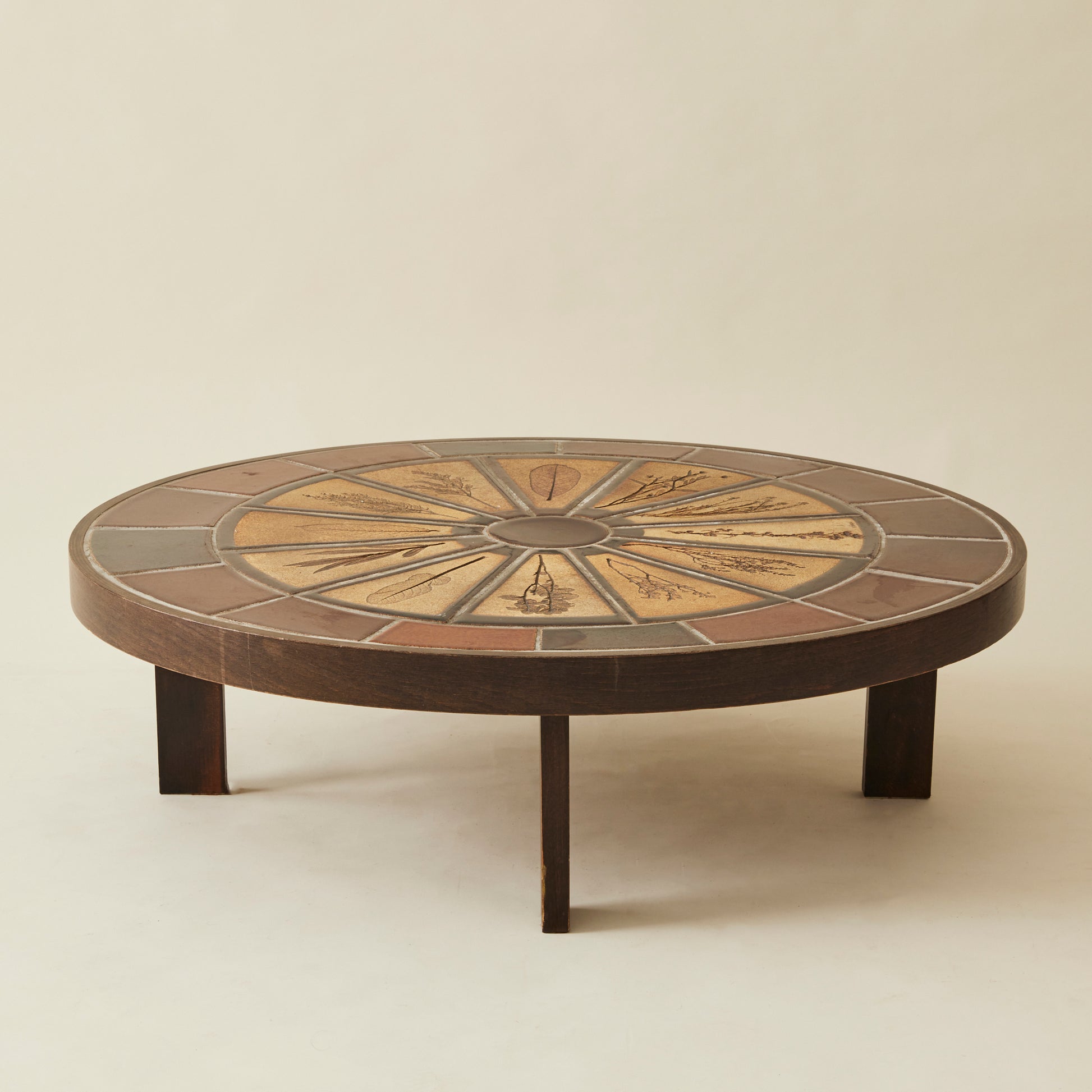 Roger Capron coffee table, ceramic, 1960's France