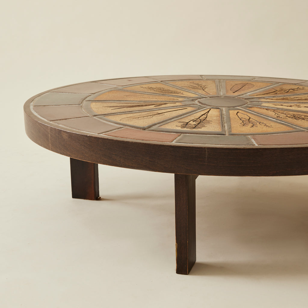 Roger Capron coffee table, ceramic, 1960's France