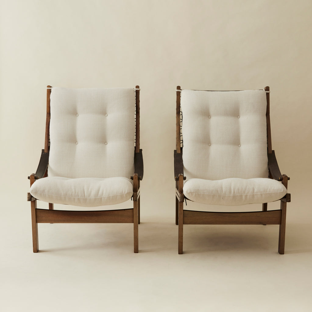 Torbjørn Afdal Hunter Hunter Lounge Chairs, a pair, 1960's