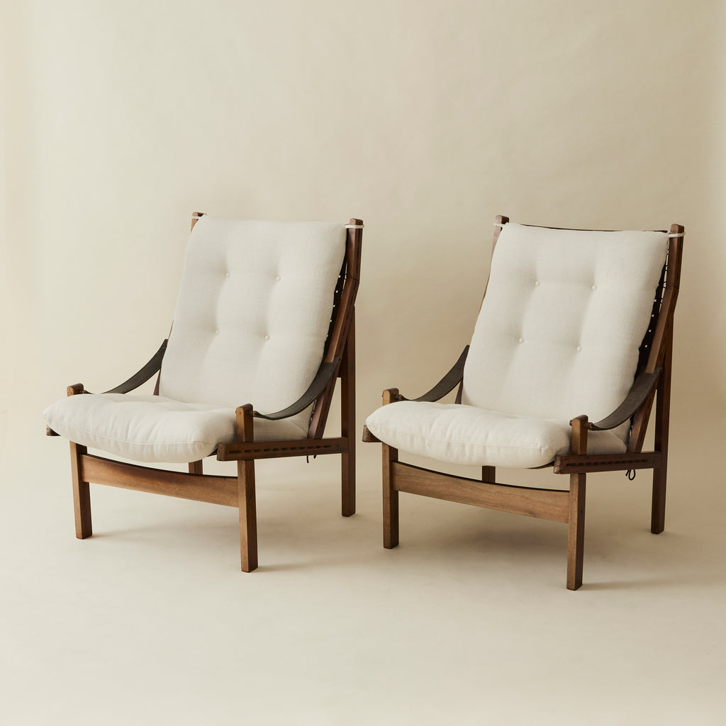 Torbjørn Afdal Hunter Hunter Lounge Chairs, a pair, 1960's