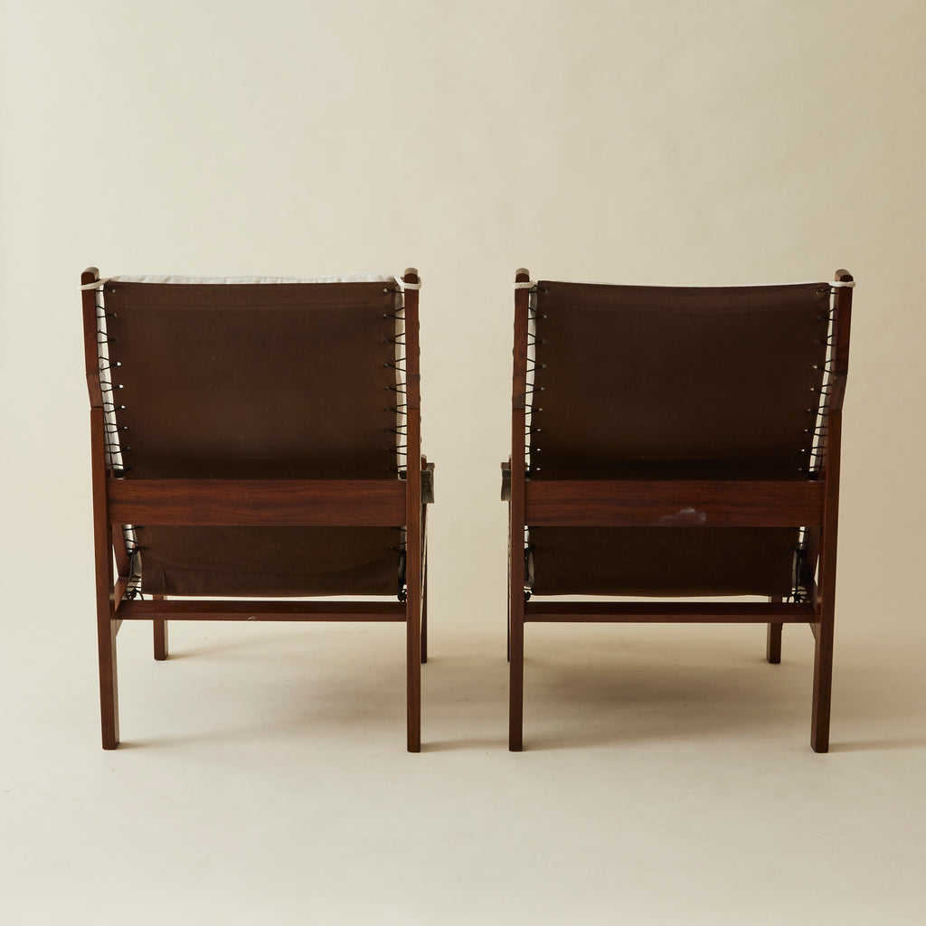 Torbjørn Afdal Hunter Hunter Lounge Chairs, a pair, 1960's