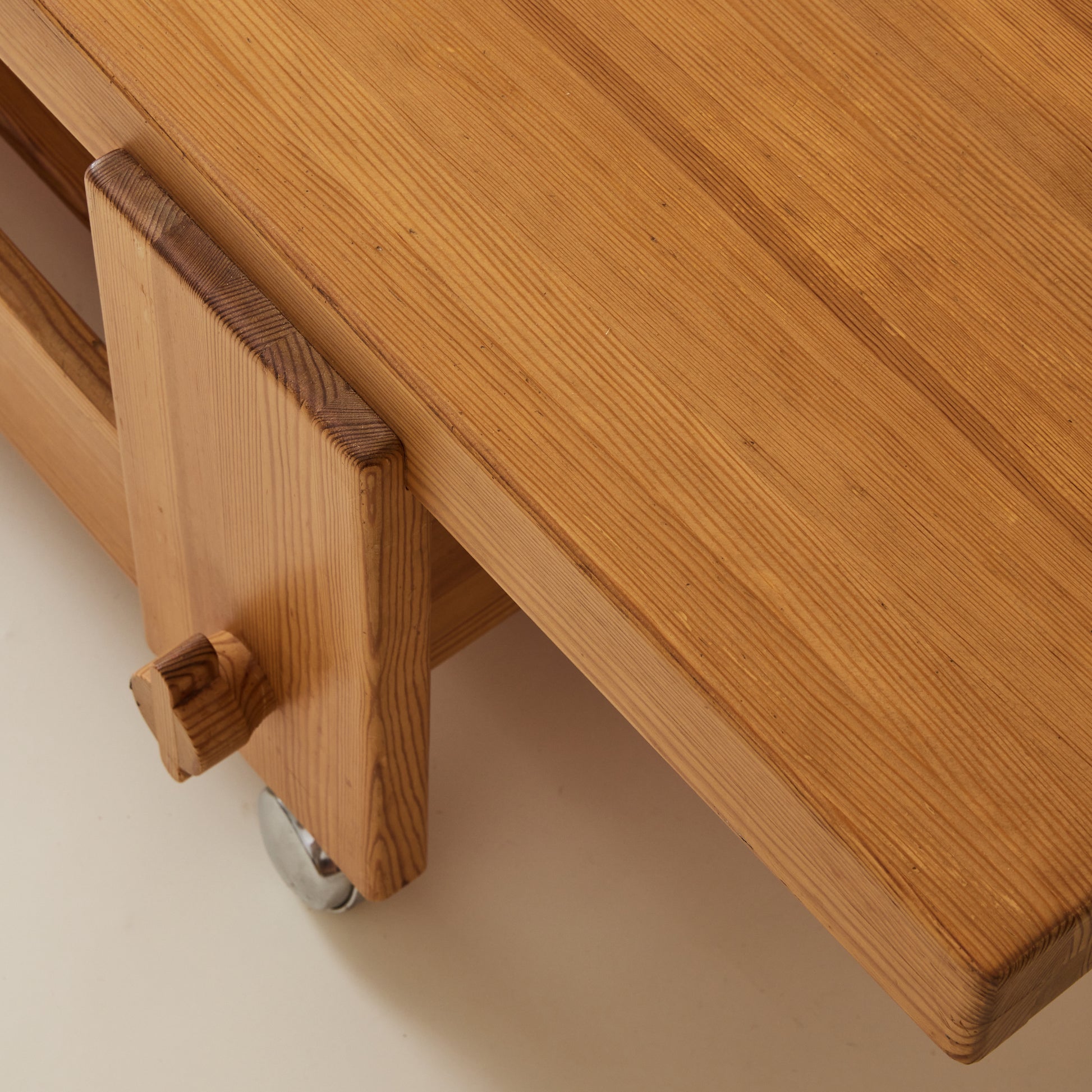 SOLD ! Yngve Ekström Solid Pine Swedish Coffee Table,"Kontrapunkt", 1960s