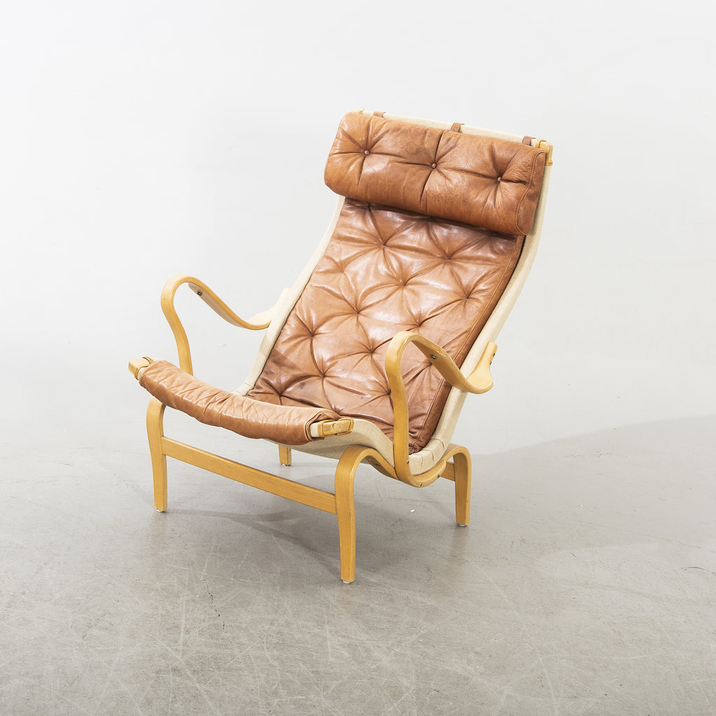SOLD Bruno Mathsson Leather Pernilla Chair