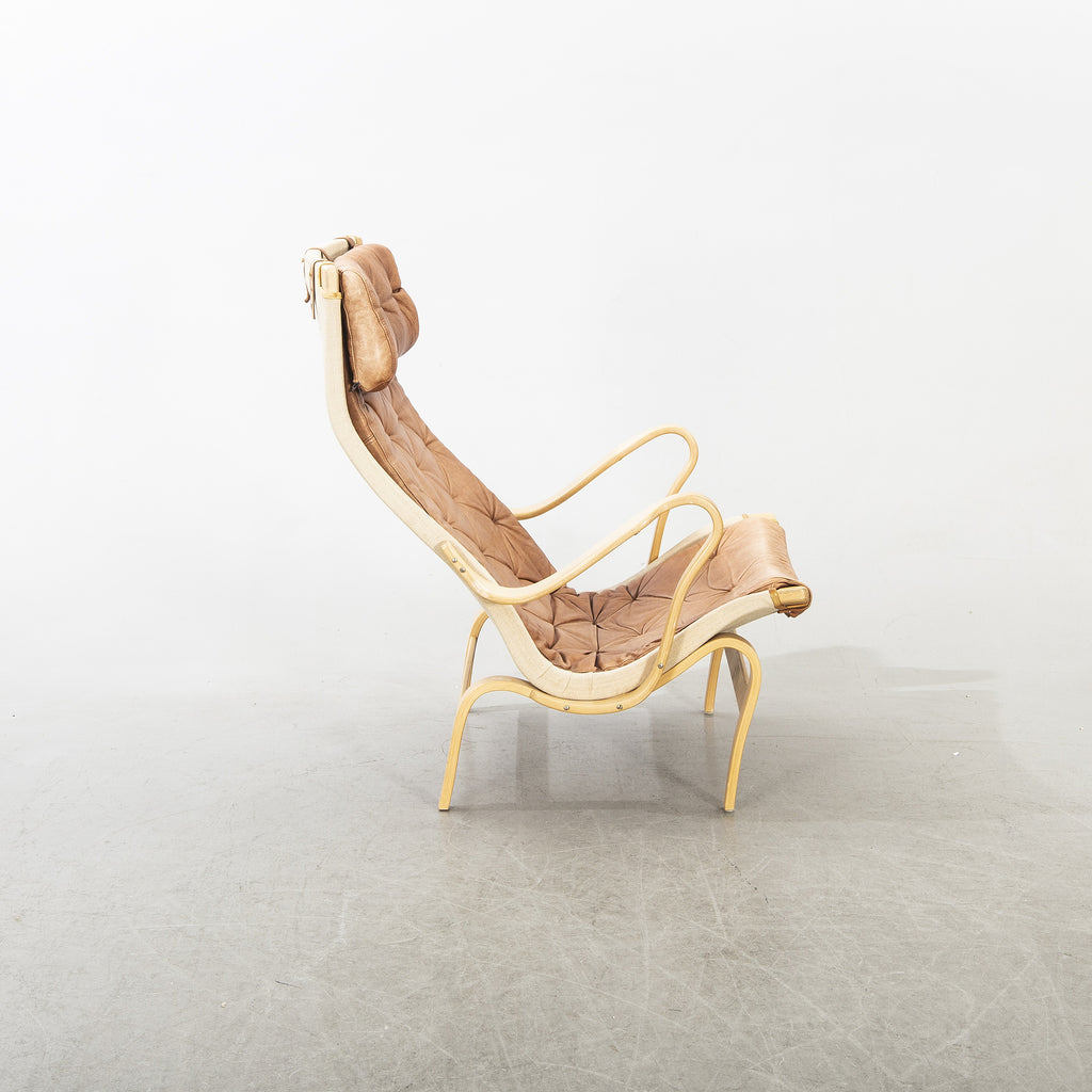 SOLD Bruno Mathsson Leather Pernilla Chair