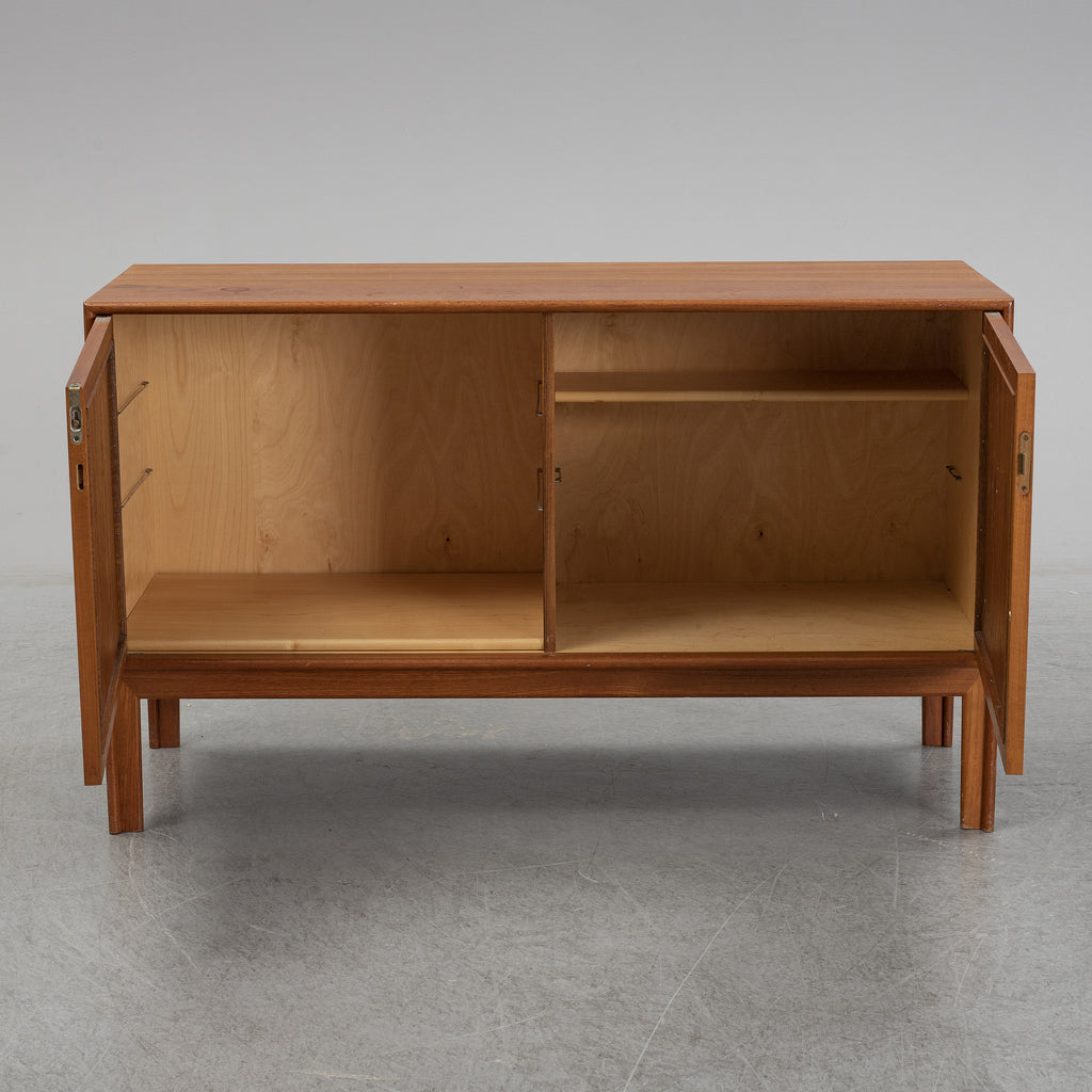 SOLD Alf Svensson Teak and Rattan Sideboard