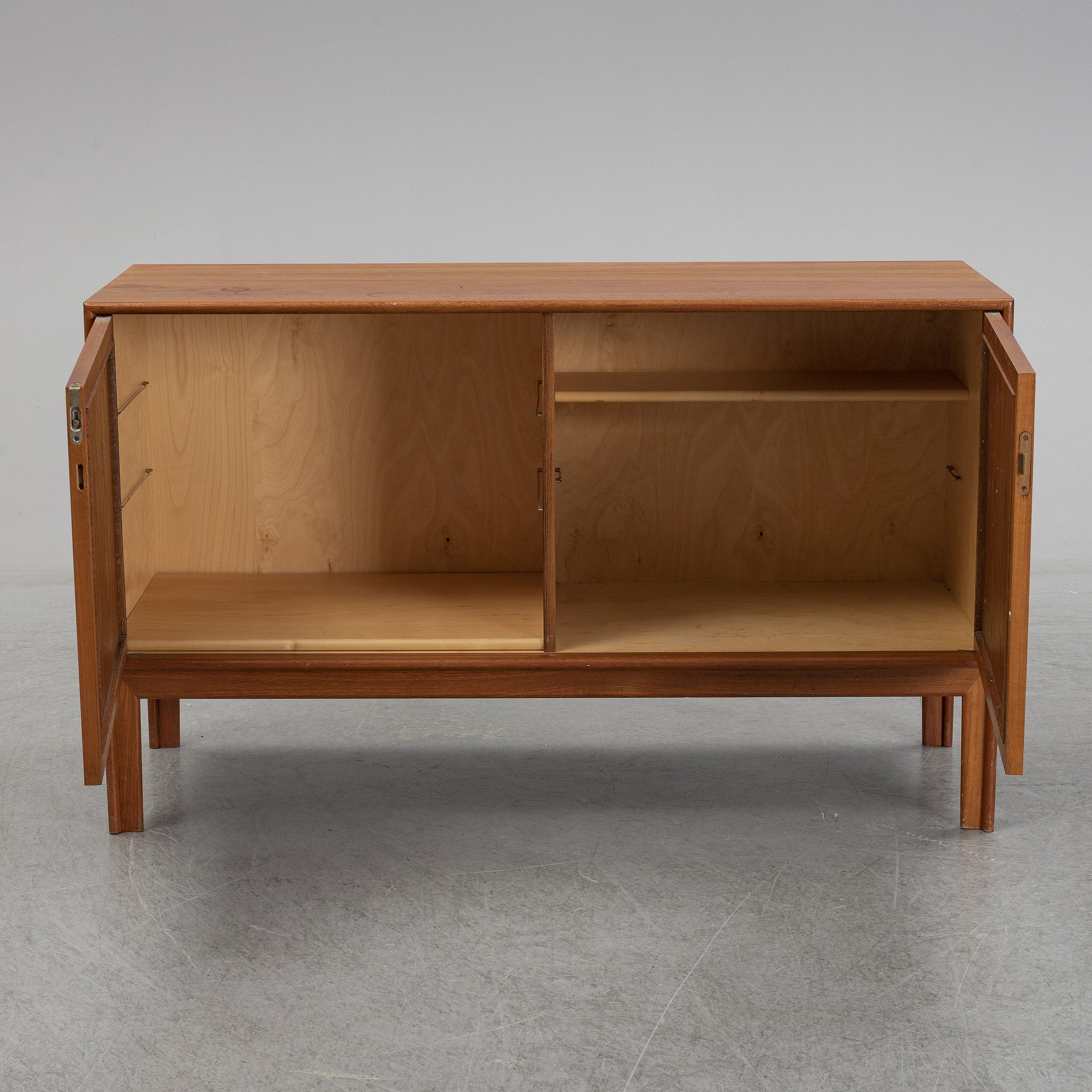 SOLD Alf Svensson Teak and Rattan Sideboard