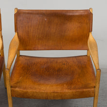 Load image into Gallery viewer, SOLD Saddle Leather Loungechairs
