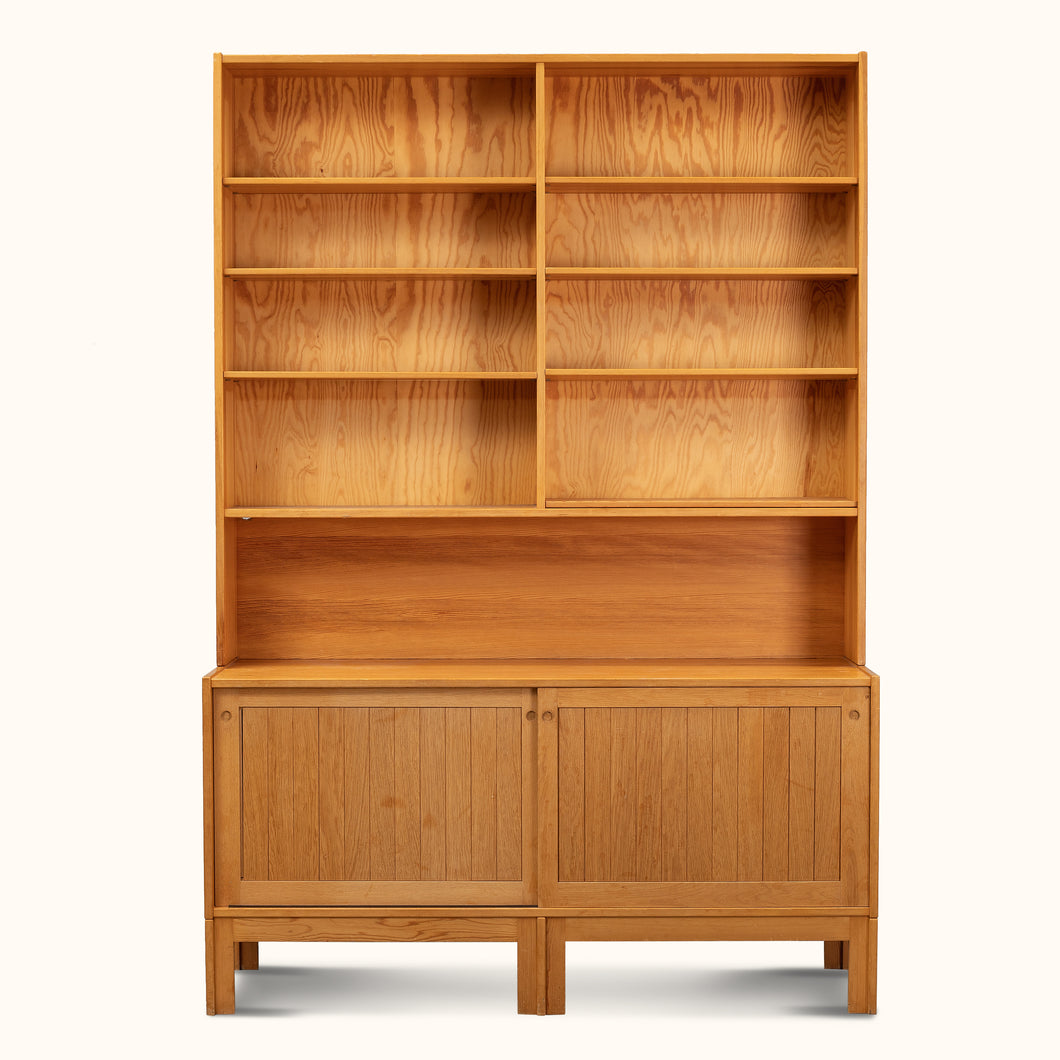 SOLID Danish Pine and Oak Bookcase