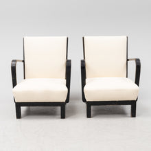 Load image into Gallery viewer, Asko Finland 1940&#39;s Chairs in Ivory Boucle
