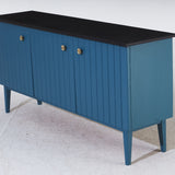 SOLD Blue Country Cabinet