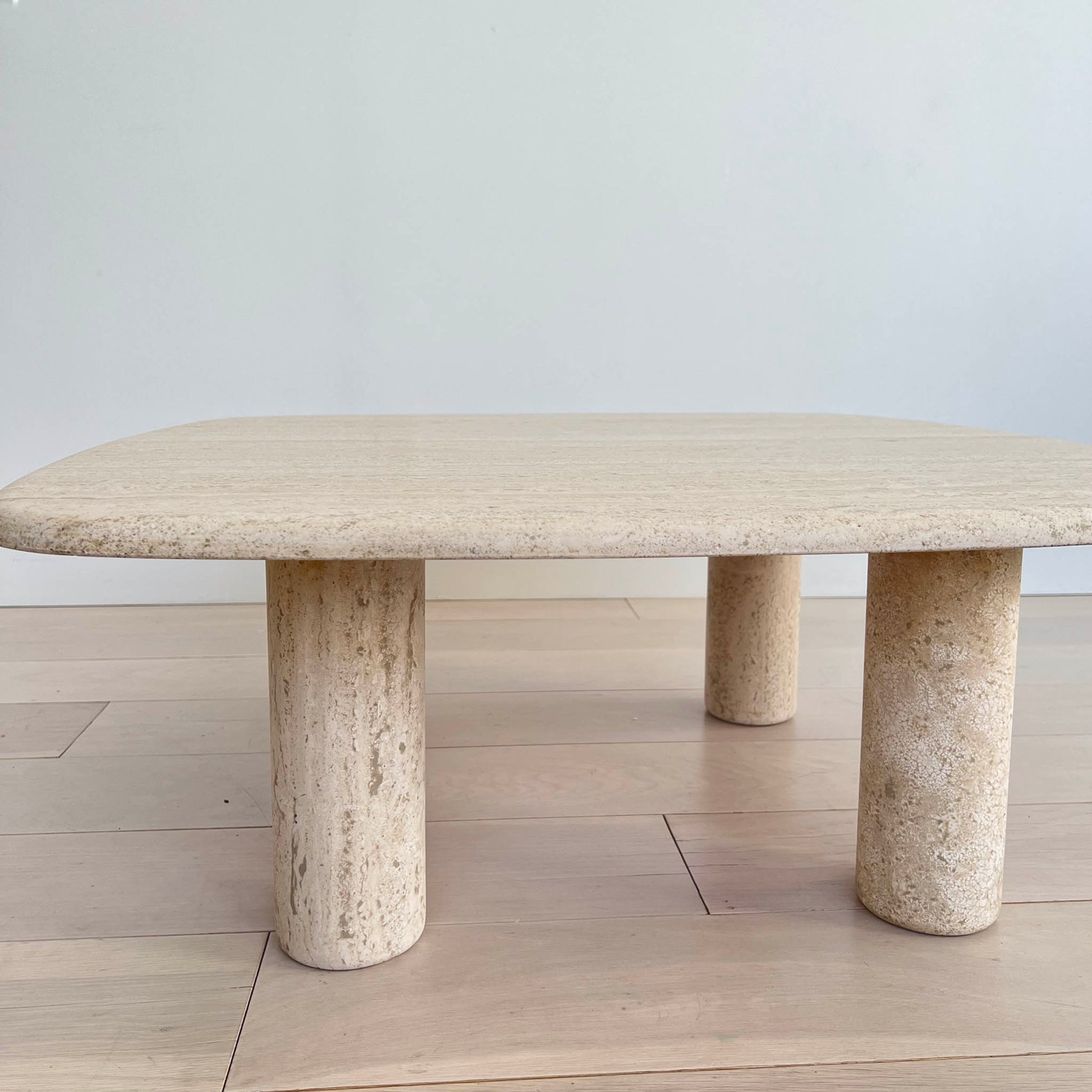 SOLD 1970's Mid-Century Italian Travertine Coffee Table