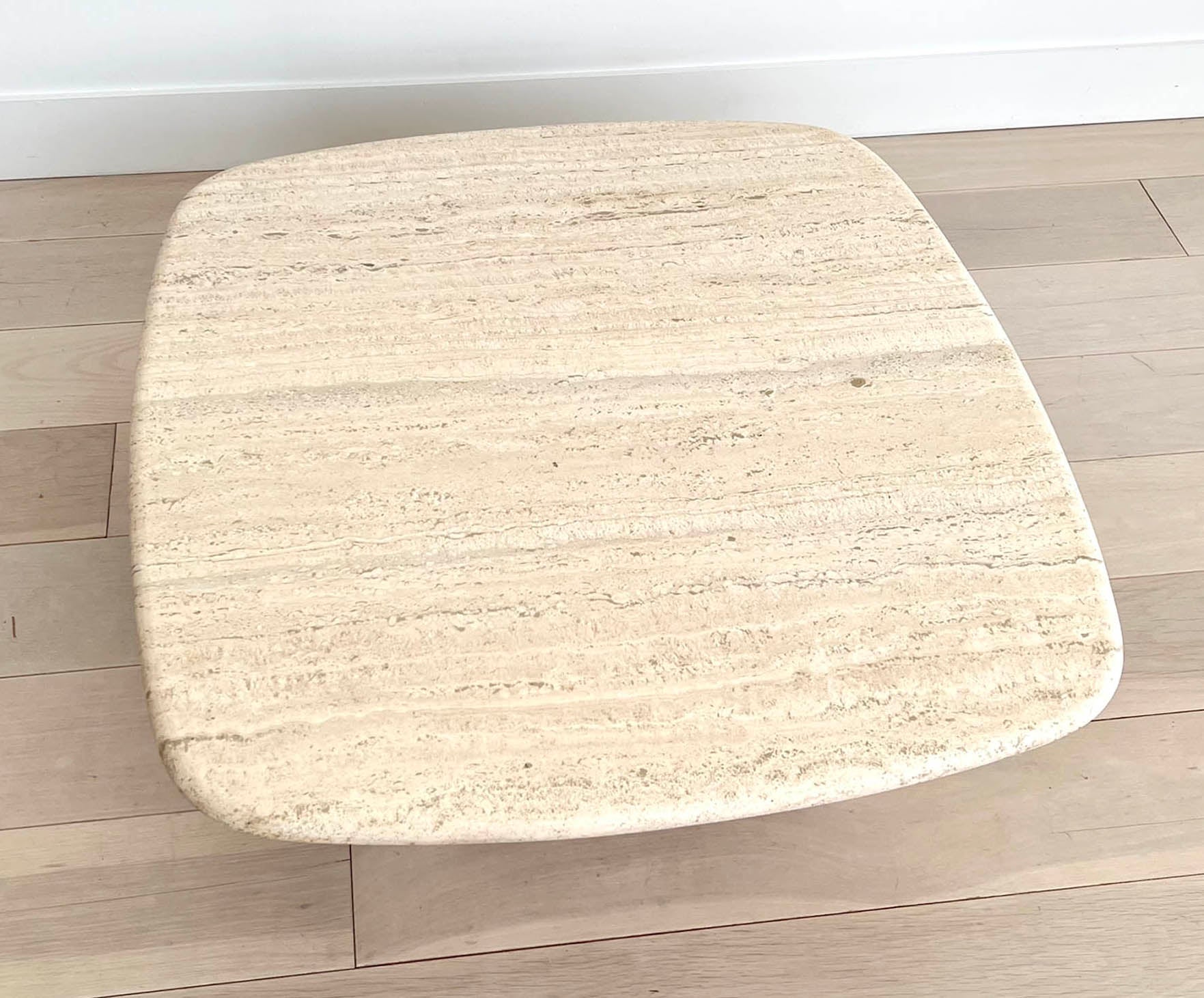 SOLD 1970's Mid-Century Italian Travertine Coffee Table
