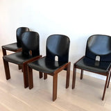 SOLD 1960's Afra and Tobia Scarpa "121" Dining Chairs for Cassina- Set of 4
