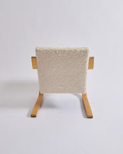 Load image into Gallery viewer, SOLD 1960&#39;s Alvar Aalto Birch Bentwood Chair with Fluffy Boucle Shearling Model 402
