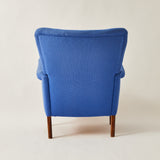 SOLD Danish Easy Chair made by Fritz Hansen, stained beech frame, 1930's-40's