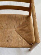Load image into Gallery viewer, SOLD Hans Wegner Oak and Rush Chairs
