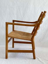 Load image into Gallery viewer, SOLD Hans Wegner Oak and Rush Chairs
