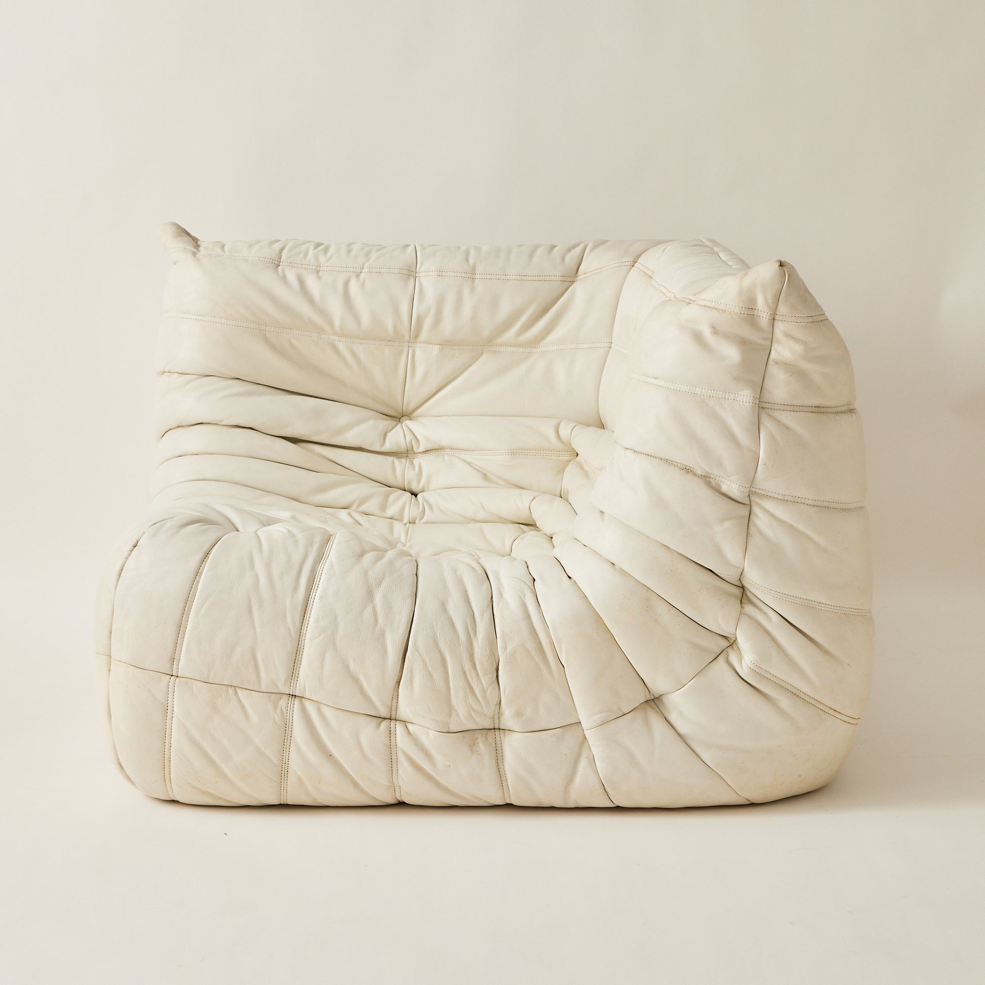 SOLD Ligne Roset Togo Corner Sofa by Michel Ducaroy in White