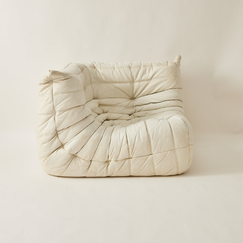SOLD Ligne Roset Togo Corner Sofa by Michel Ducaroy in White