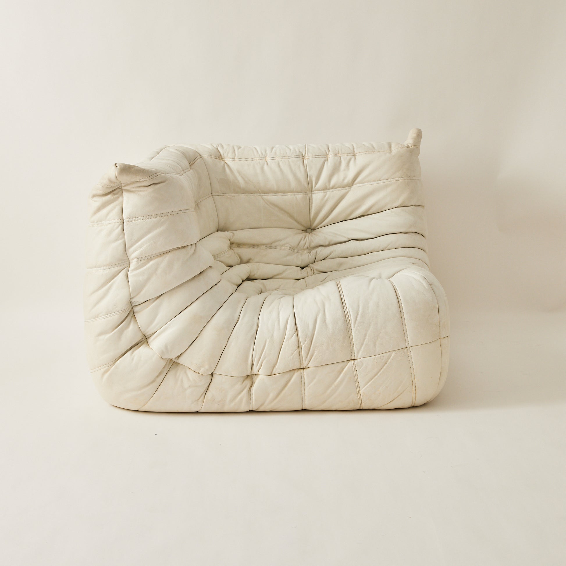 SOLD Ligne Roset Togo Corner Sofa by Michel Ducaroy in White