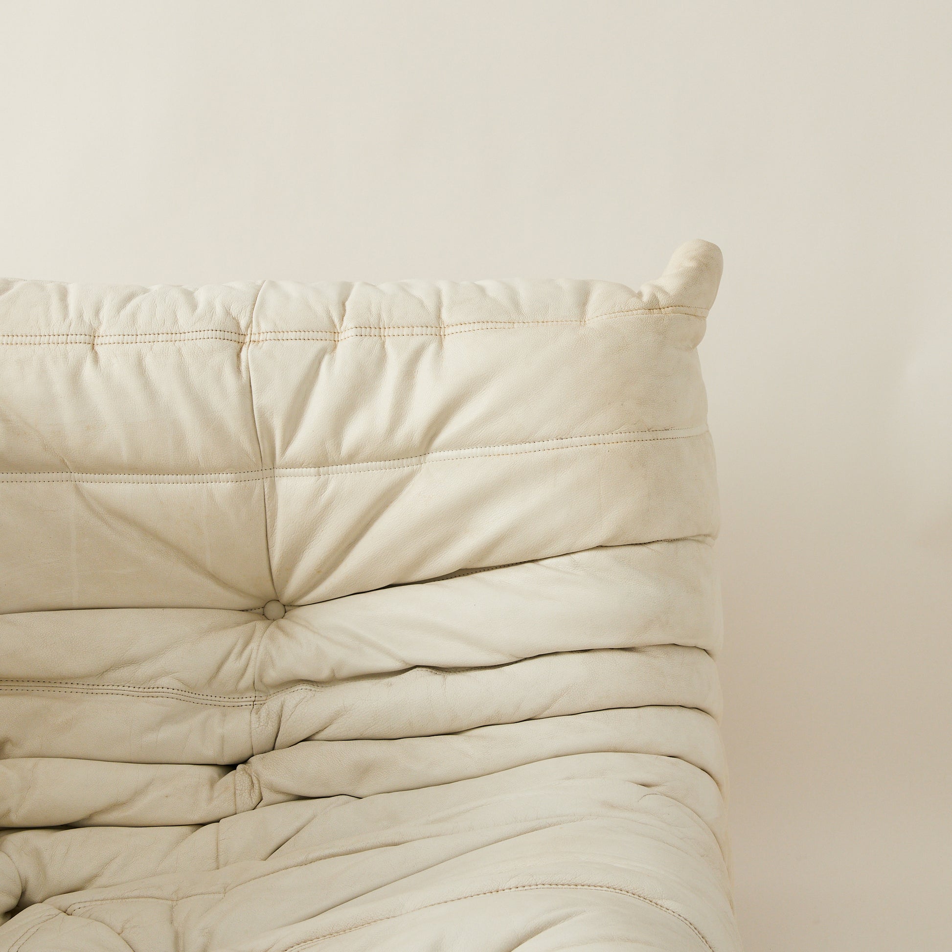 SOLD Ligne Roset Togo Corner Sofa by Michel Ducaroy in White