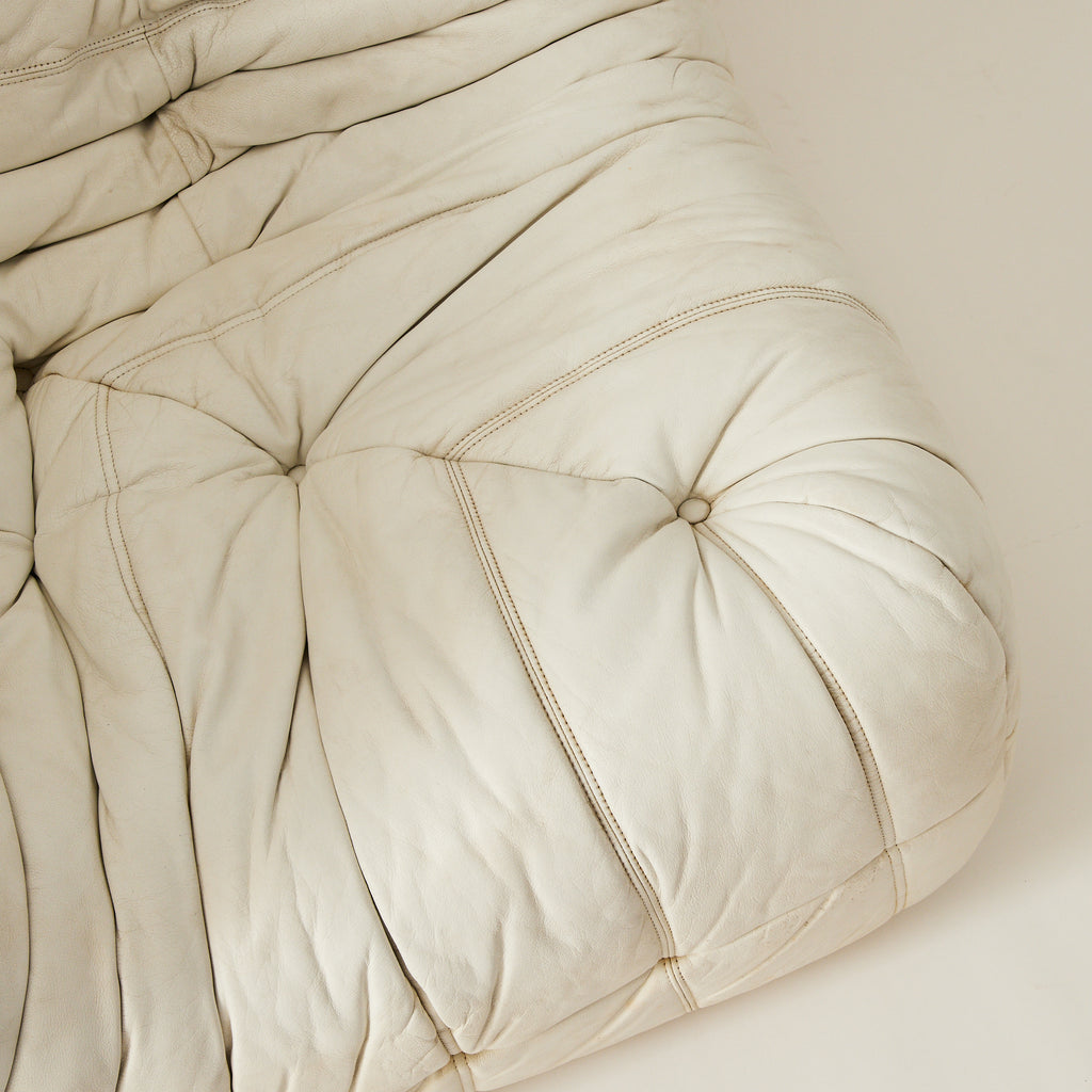 SOLD Ligne Roset Togo Corner Sofa by Michel Ducaroy in White