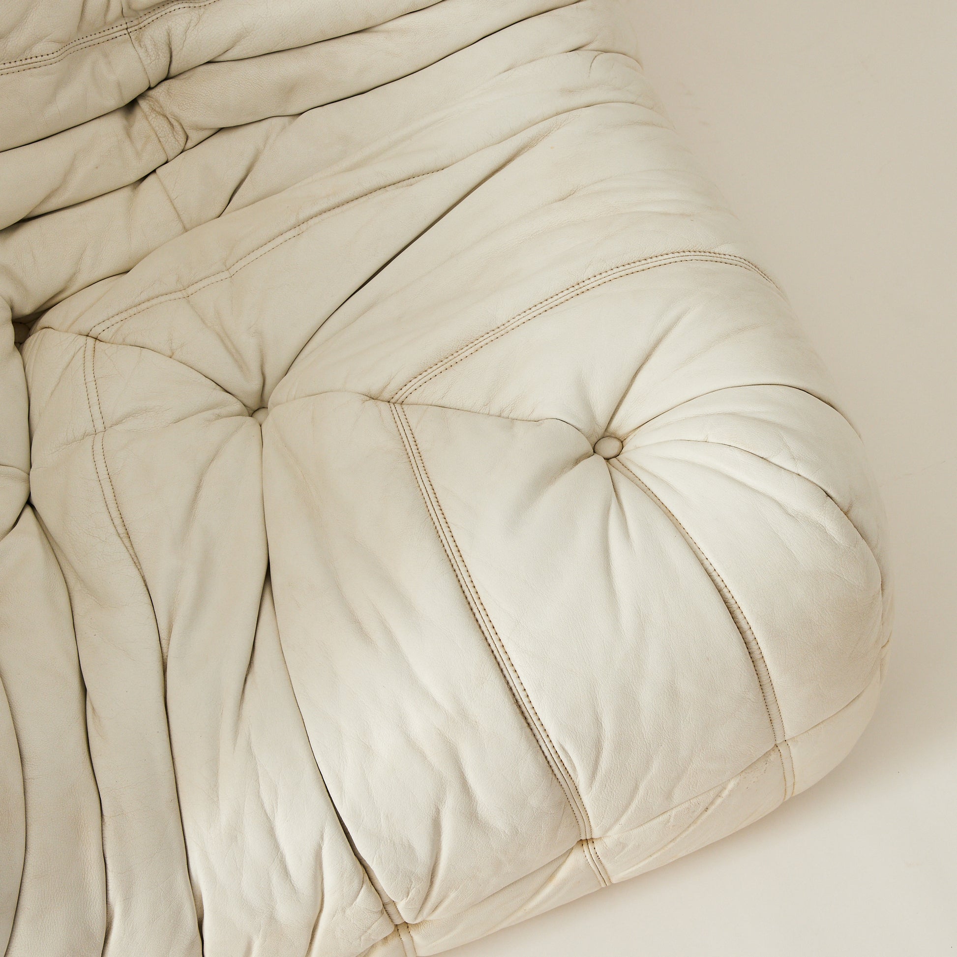 SOLD Ligne Roset Togo Corner Sofa by Michel Ducaroy in White