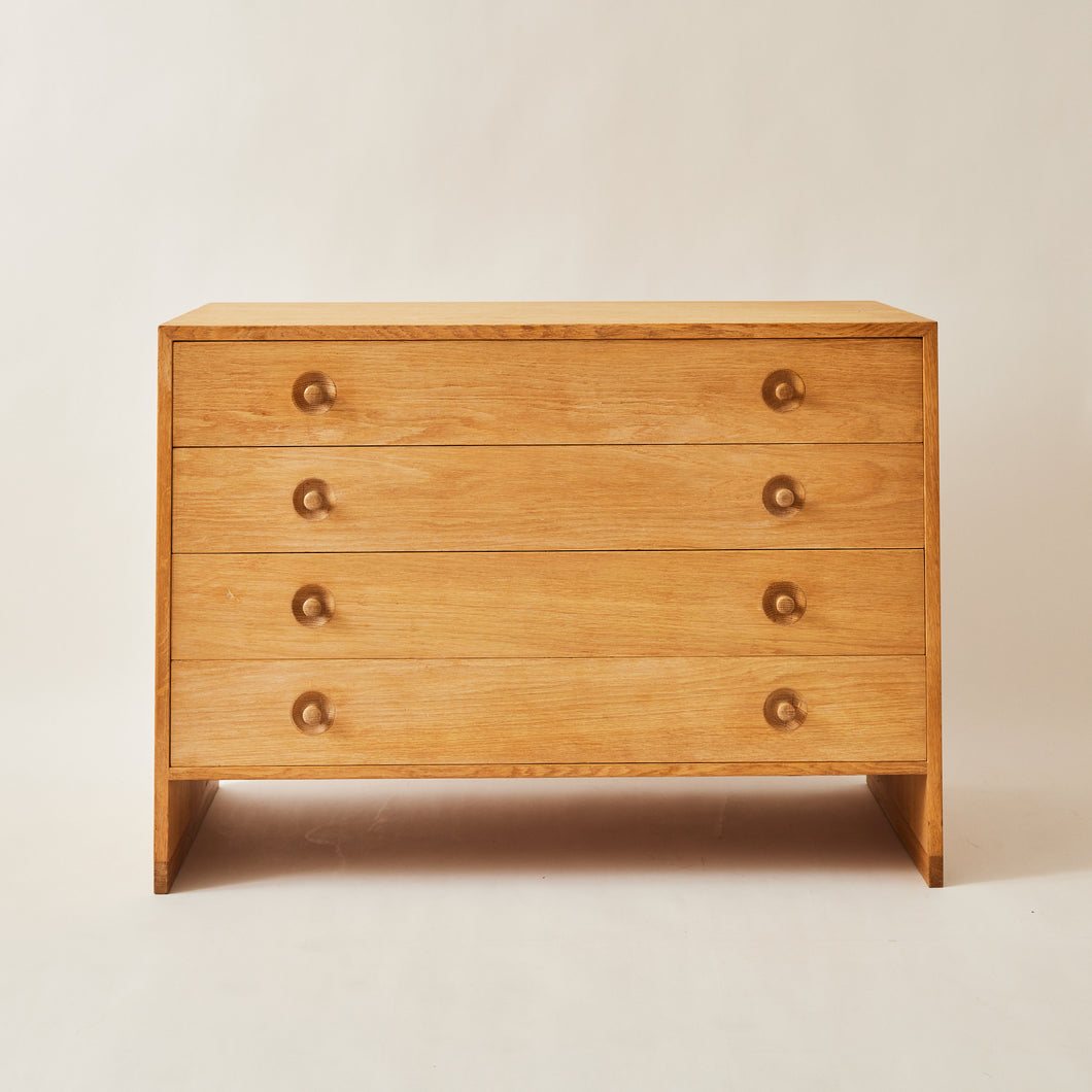 SOLD Hans J. Wegner Danish Oak Dresser with 4 drawers, 1950's