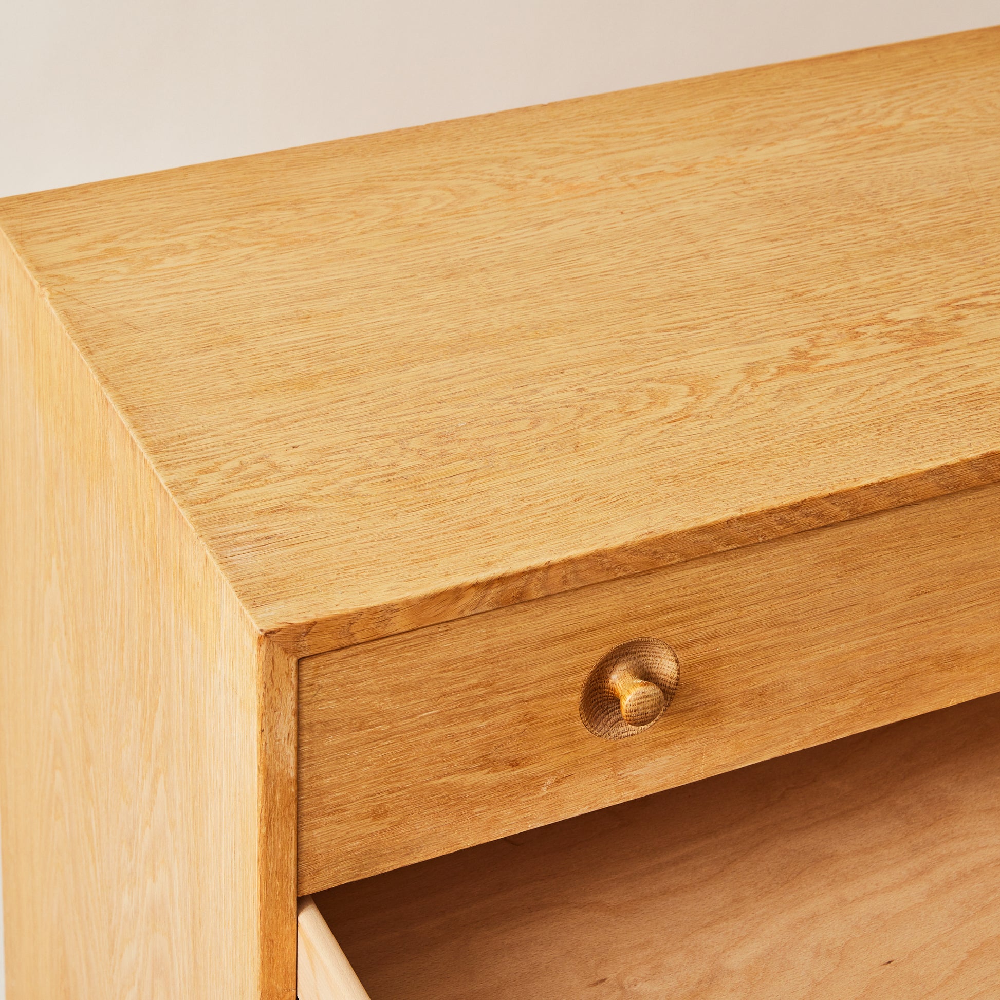 SOLD Hans J. Wegner Danish Oak Dresser with 4 drawers, 1950's