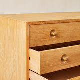 SOLD Hans J. Wegner Danish Oak Dresser with 4 drawers, 1950's