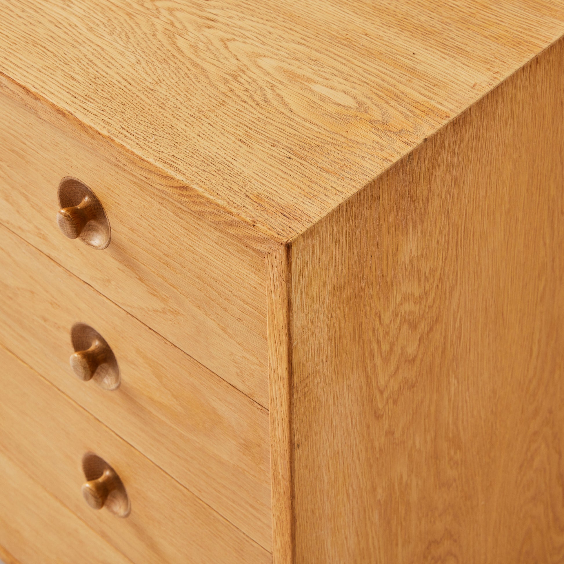 SOLD Hans J. Wegner Danish Oak Dresser with 4 drawers, 1950's