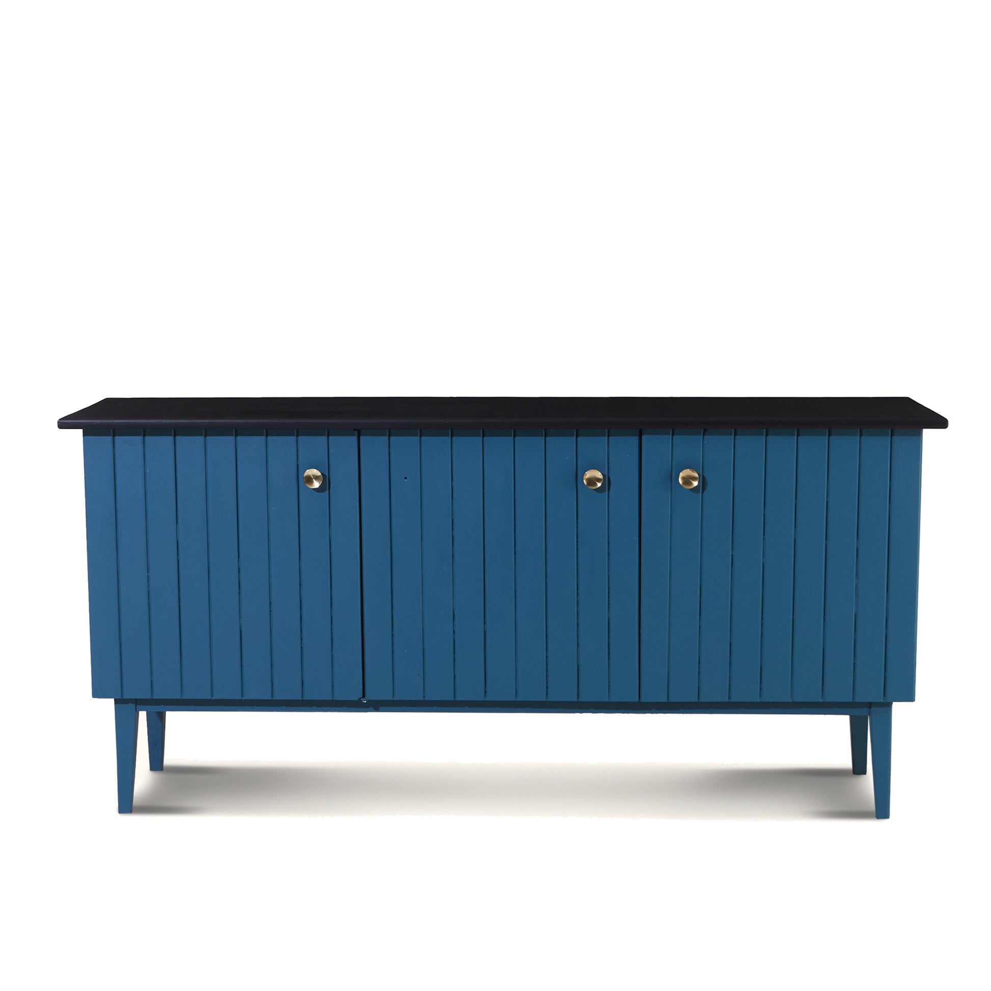 SOLD Blue Country Cabinet