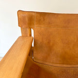 SOLD 1970's Karin Mobring for Ikea Leather "Natura" Chair