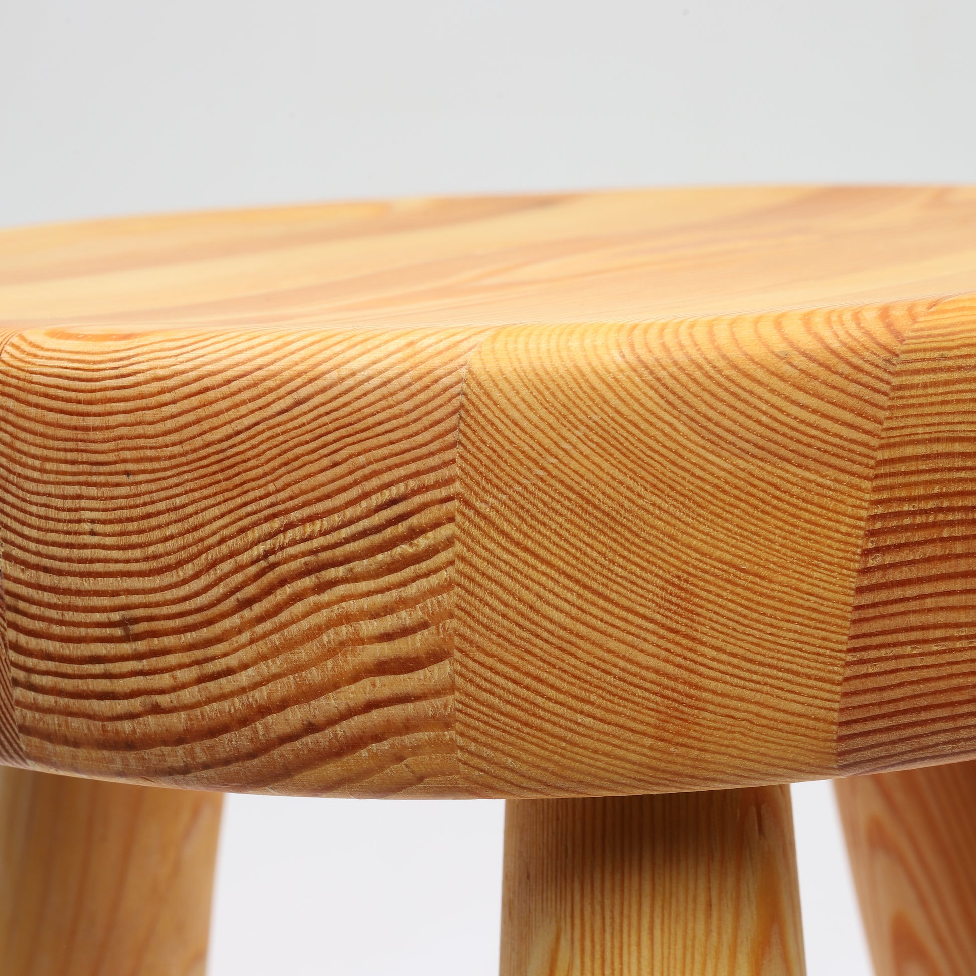 SOLD Ingvar Hildingsson Swedish Pine Stool, 1970's