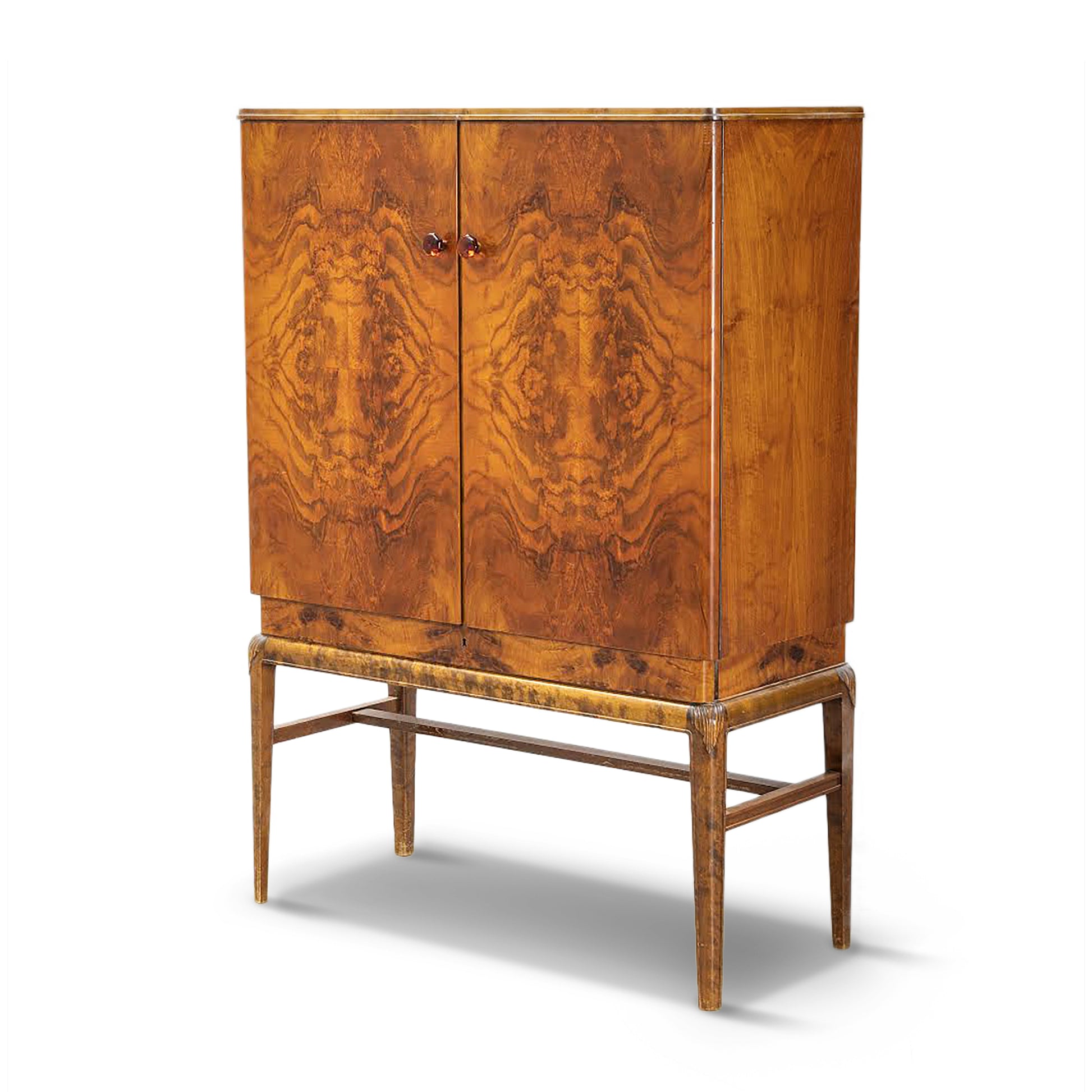SOLD Walnut Veneered Cabinet