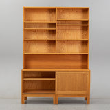 SOLID Danish Pine and Oak Bookcase