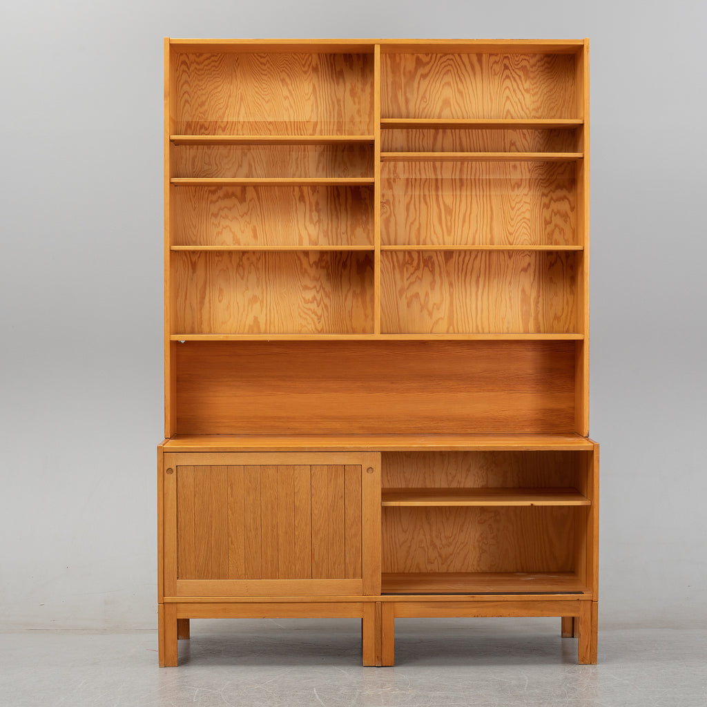 SOLID Danish Pine and Oak Bookcase