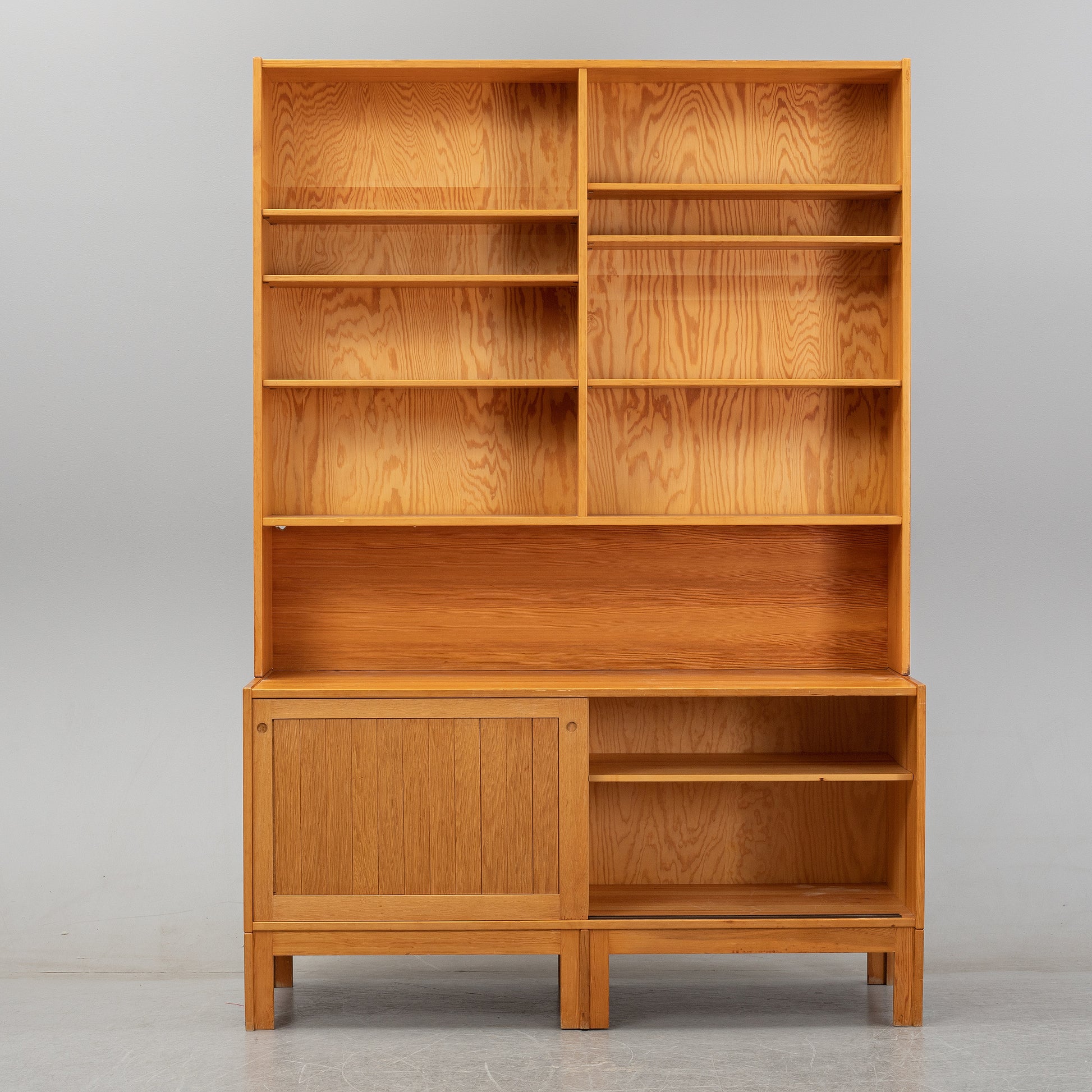 SOLID Danish Pine and Oak Bookcase